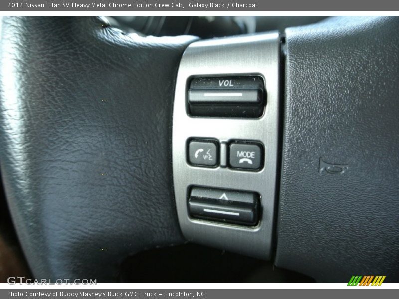 Galaxy Black / Charcoal 2012 Nissan Titan SV Heavy Metal Chrome Edition Crew Cab