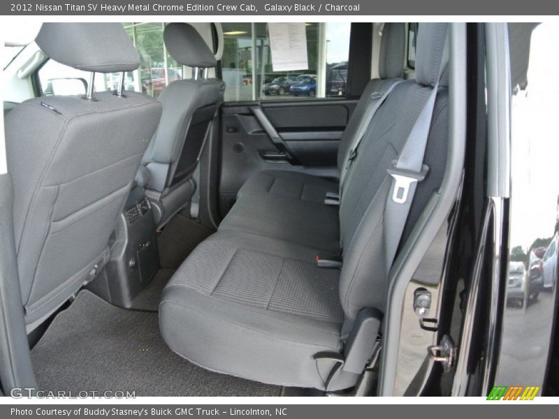 Galaxy Black / Charcoal 2012 Nissan Titan SV Heavy Metal Chrome Edition Crew Cab