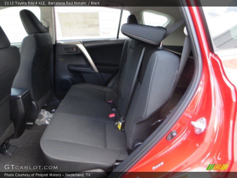 Barcelona Red Metallic / Black 2013 Toyota RAV4 XLE