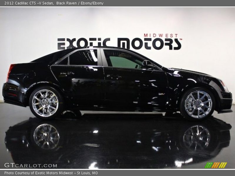 Black Raven / Ebony/Ebony 2012 Cadillac CTS -V Sedan