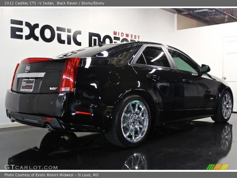 Black Raven / Ebony/Ebony 2012 Cadillac CTS -V Sedan