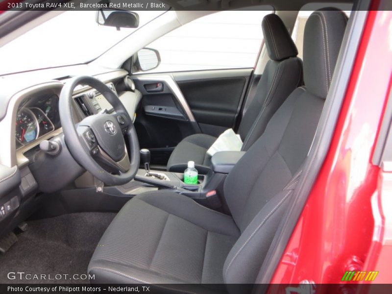 Barcelona Red Metallic / Black 2013 Toyota RAV4 XLE