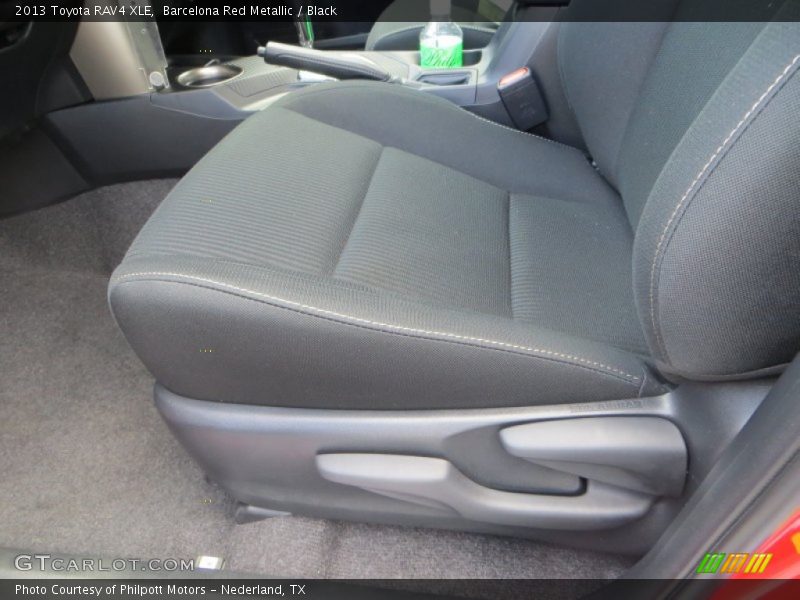 Barcelona Red Metallic / Black 2013 Toyota RAV4 XLE