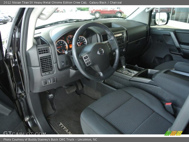  2012 Titan SV Heavy Metal Chrome Edition Crew Cab Charcoal Interior