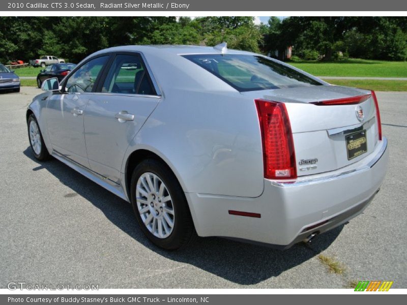 Radiant Silver Metallic / Ebony 2010 Cadillac CTS 3.0 Sedan