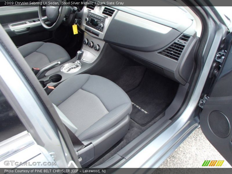 Steel Silver Metallic / Dark Slate Gray 2009 Chrysler Sebring LX Sedan