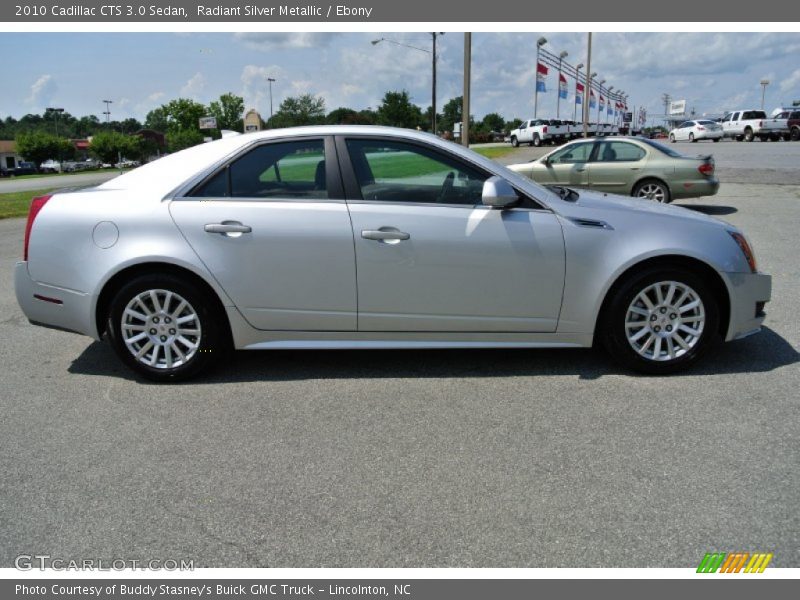 Radiant Silver Metallic / Ebony 2010 Cadillac CTS 3.0 Sedan