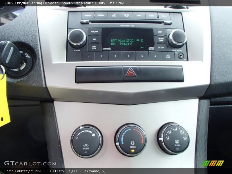 Steel Silver Metallic / Dark Slate Gray 2009 Chrysler Sebring LX Sedan