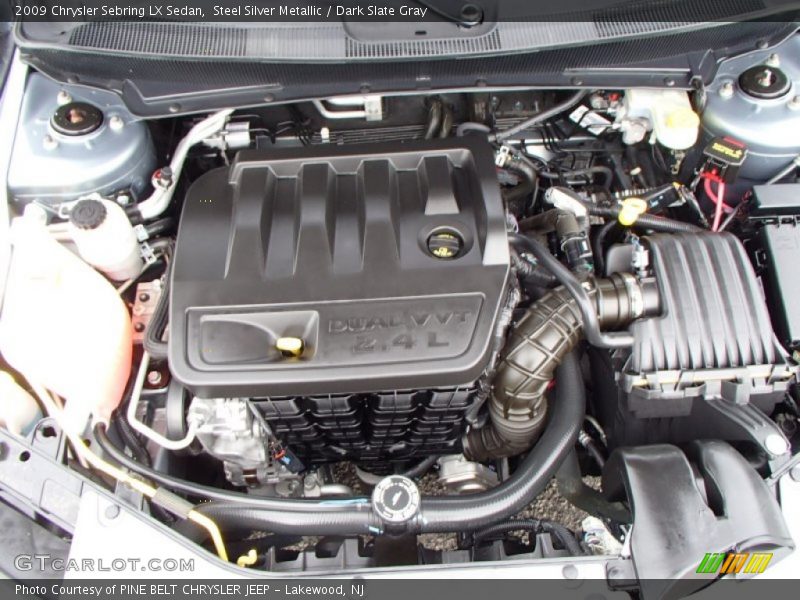 Steel Silver Metallic / Dark Slate Gray 2009 Chrysler Sebring LX Sedan