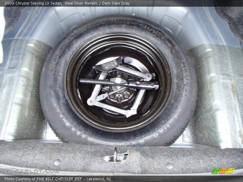 Steel Silver Metallic / Dark Slate Gray 2009 Chrysler Sebring LX Sedan