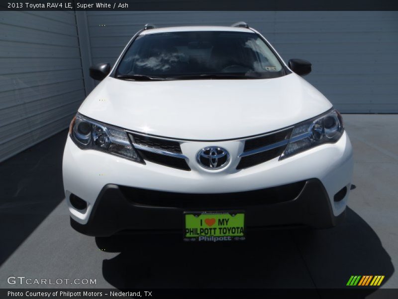 Super White / Ash 2013 Toyota RAV4 LE