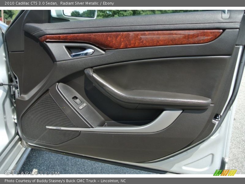 Radiant Silver Metallic / Ebony 2010 Cadillac CTS 3.0 Sedan