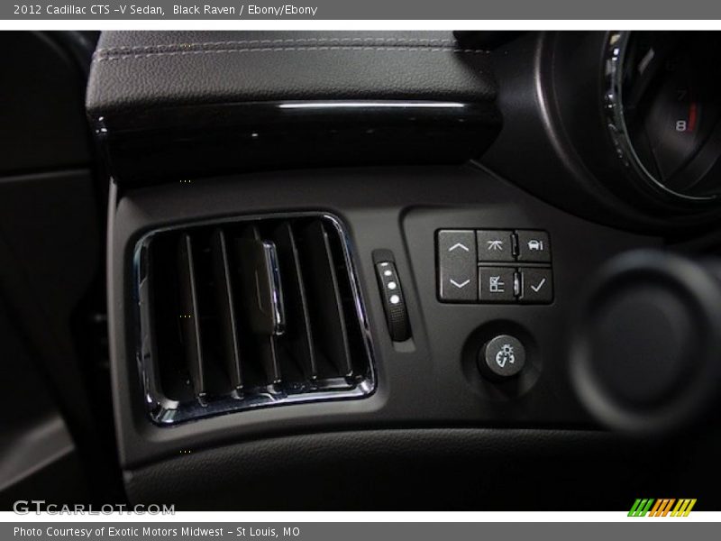 Controls of 2012 CTS -V Sedan