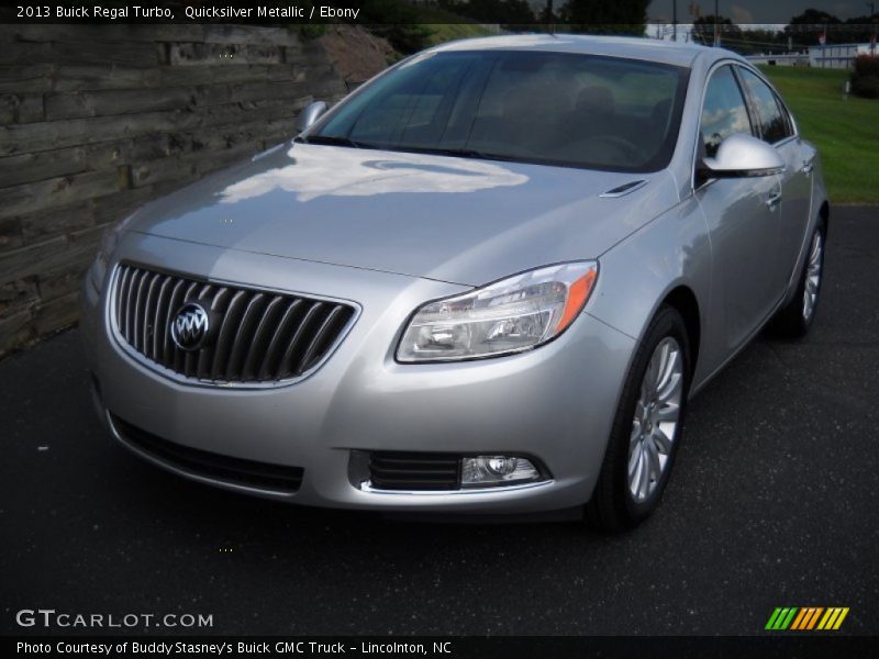Quicksilver Metallic / Ebony 2013 Buick Regal Turbo