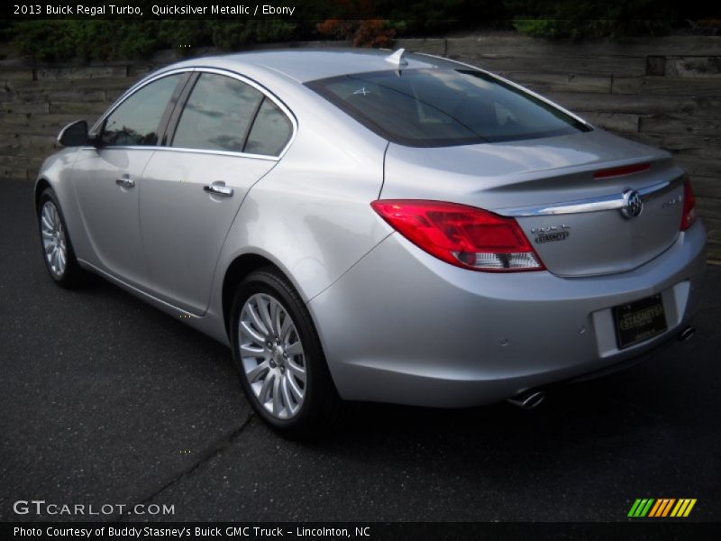 Quicksilver Metallic / Ebony 2013 Buick Regal Turbo