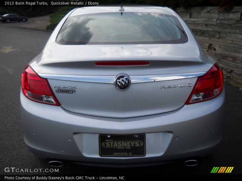 Quicksilver Metallic / Ebony 2013 Buick Regal Turbo