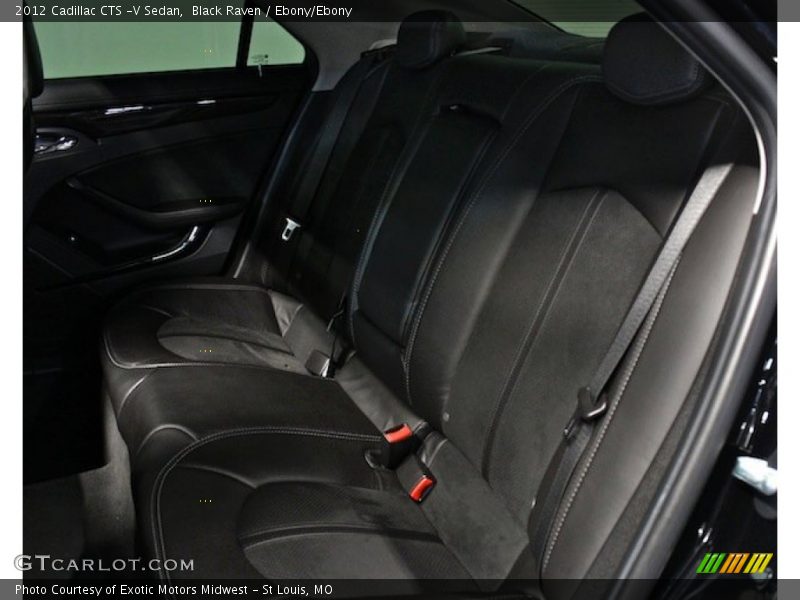 Rear Seat of 2012 CTS -V Sedan