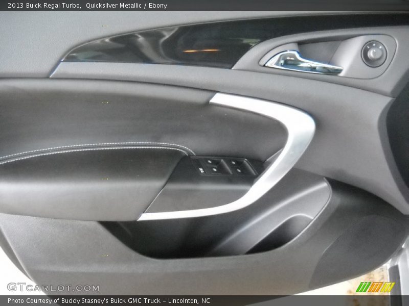 Quicksilver Metallic / Ebony 2013 Buick Regal Turbo