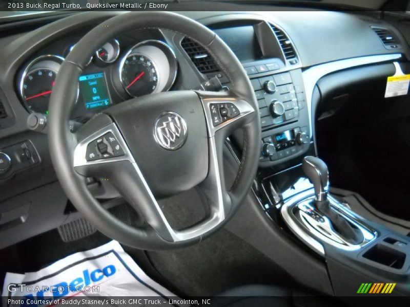 Quicksilver Metallic / Ebony 2013 Buick Regal Turbo