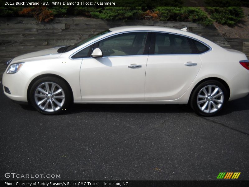 White Diamond Tricoat / Cashmere 2013 Buick Verano FWD