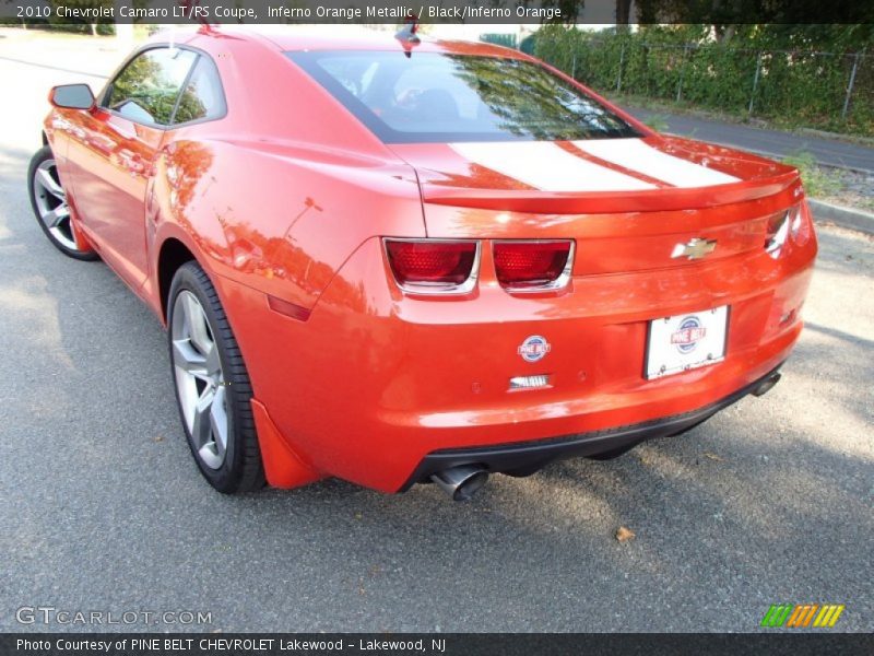 Inferno Orange Metallic / Black/Inferno Orange 2010 Chevrolet Camaro LT/RS Coupe