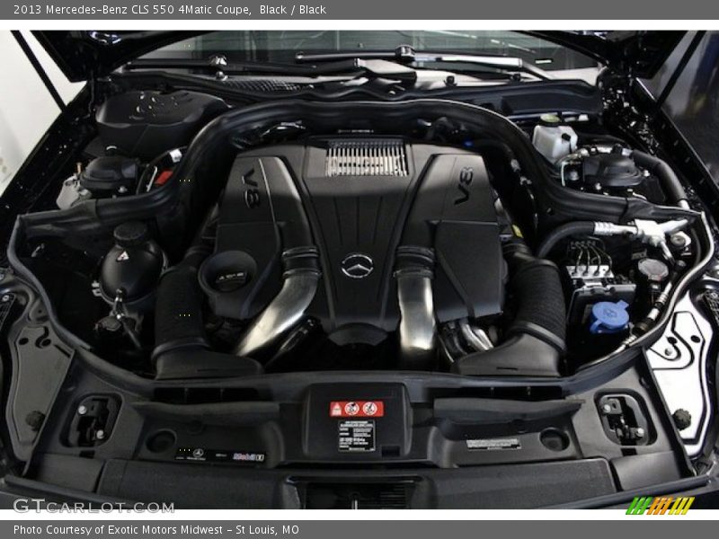  2013 CLS 550 4Matic Coupe Engine - 4.6 Liter Twin-Turbocharged DI DOHC 32-Valve VVT V8