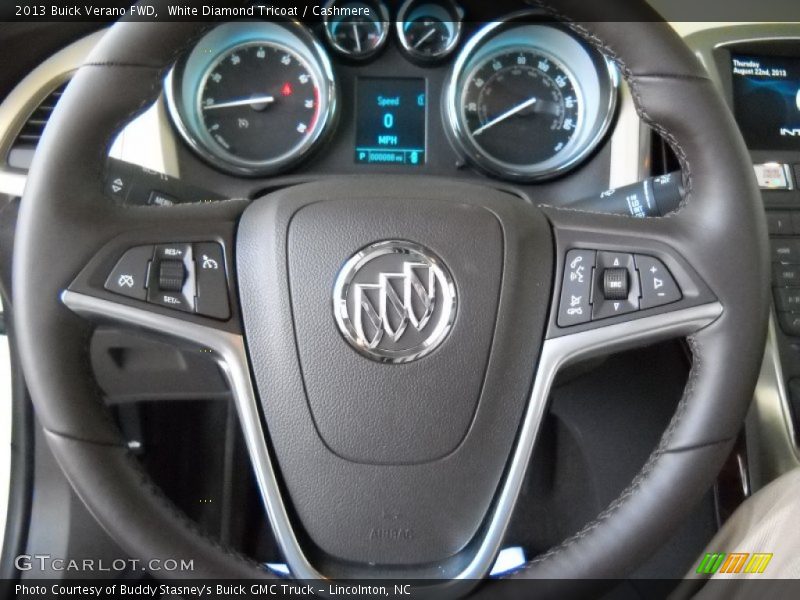 White Diamond Tricoat / Cashmere 2013 Buick Verano FWD
