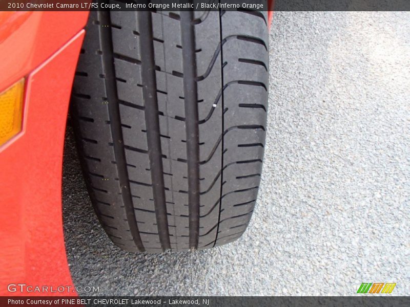 Inferno Orange Metallic / Black/Inferno Orange 2010 Chevrolet Camaro LT/RS Coupe