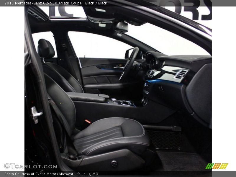 Front Seat of 2013 CLS 550 4Matic Coupe