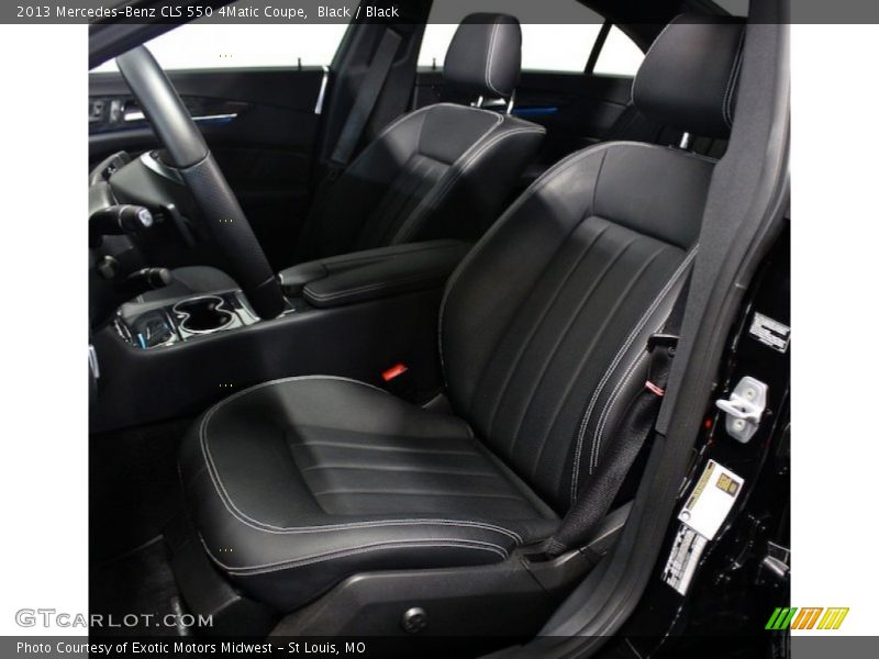 Front Seat of 2013 CLS 550 4Matic Coupe