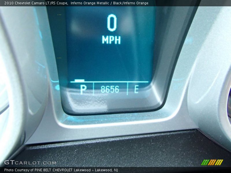 Inferno Orange Metallic / Black/Inferno Orange 2010 Chevrolet Camaro LT/RS Coupe