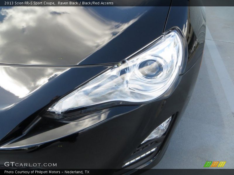 Raven Black / Black/Red Accents 2013 Scion FR-S Sport Coupe
