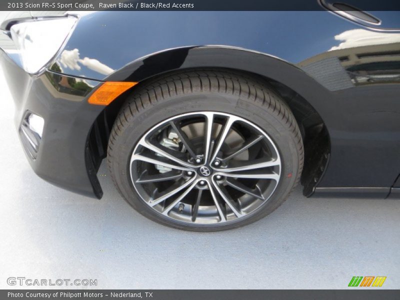 Raven Black / Black/Red Accents 2013 Scion FR-S Sport Coupe