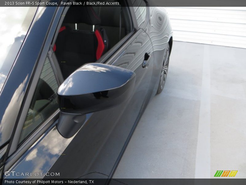 Raven Black / Black/Red Accents 2013 Scion FR-S Sport Coupe
