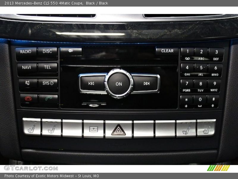 Controls of 2013 CLS 550 4Matic Coupe