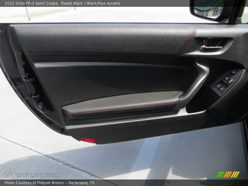 Raven Black / Black/Red Accents 2013 Scion FR-S Sport Coupe