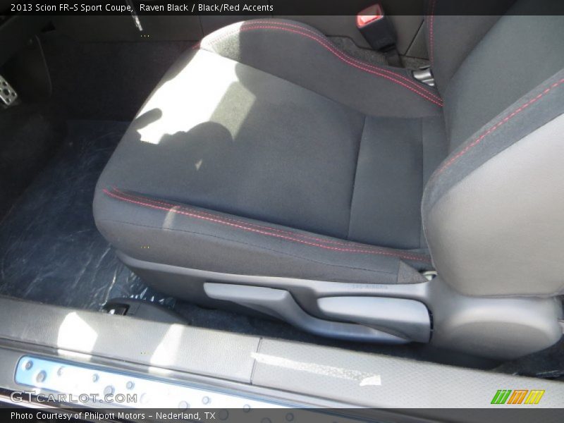 Raven Black / Black/Red Accents 2013 Scion FR-S Sport Coupe