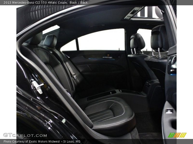 Rear Seat of 2013 CLS 550 4Matic Coupe