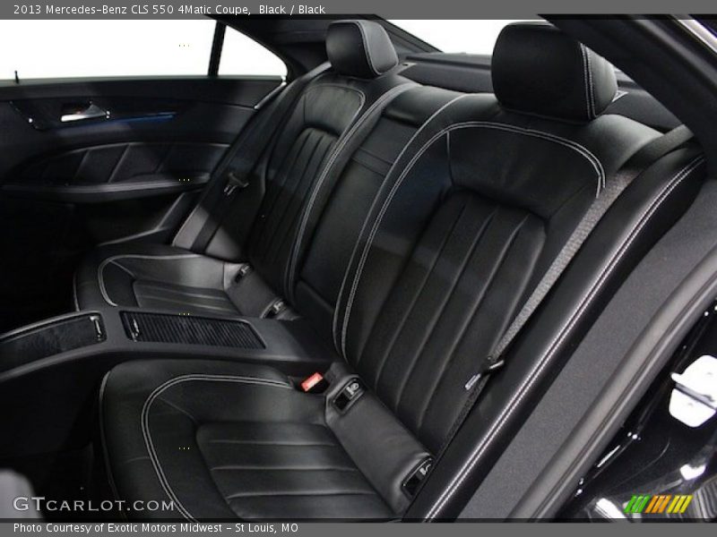 Rear Seat of 2013 CLS 550 4Matic Coupe