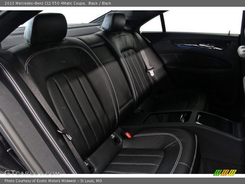 Rear Seat of 2013 CLS 550 4Matic Coupe