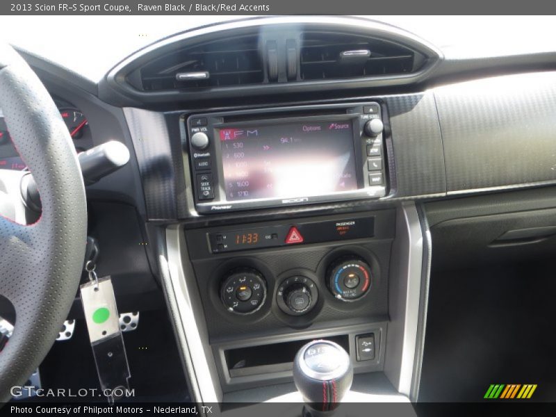 Raven Black / Black/Red Accents 2013 Scion FR-S Sport Coupe