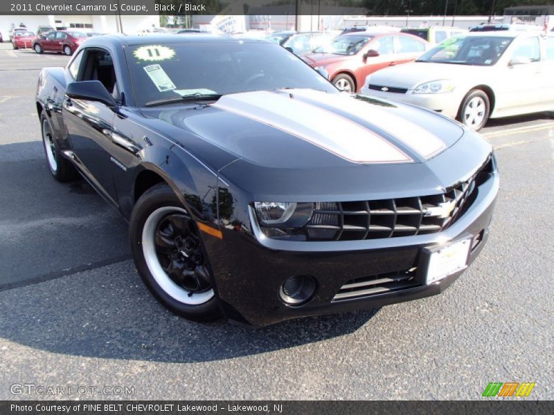 Black / Black 2011 Chevrolet Camaro LS Coupe