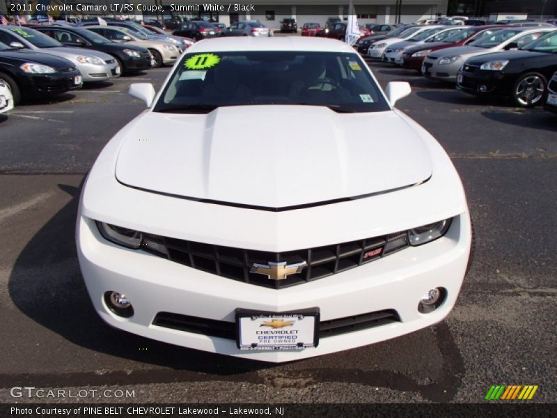 Summit White / Black 2011 Chevrolet Camaro LT/RS Coupe