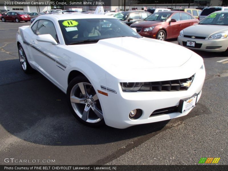 Summit White / Black 2011 Chevrolet Camaro LT/RS Coupe