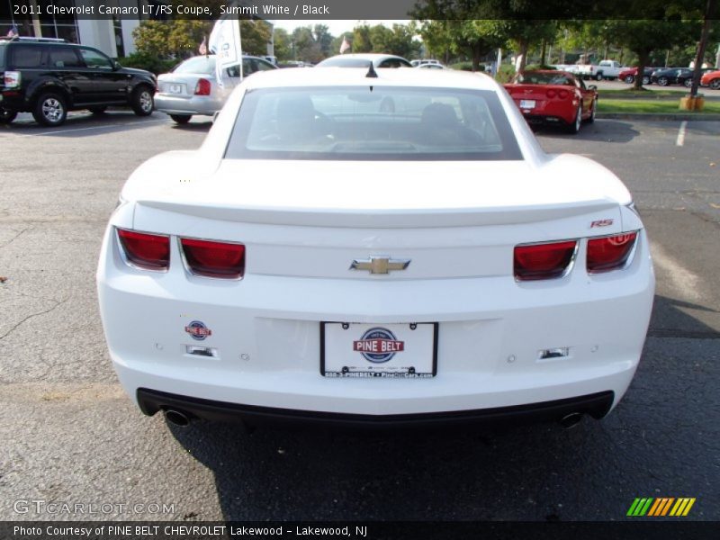 Summit White / Black 2011 Chevrolet Camaro LT/RS Coupe