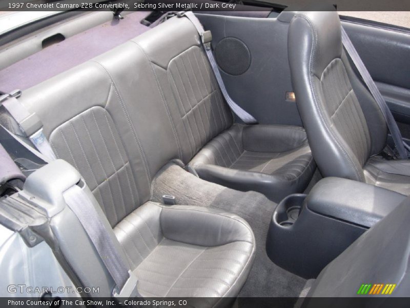 Rear Seat of 1997 Camaro Z28 Convertible