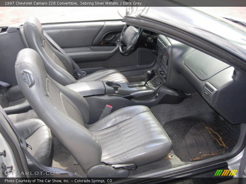 Front Seat of 1997 Camaro Z28 Convertible