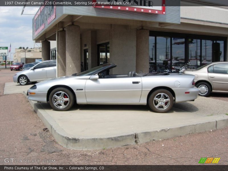 Sebring Silver Metallic / Dark Grey 1997 Chevrolet Camaro Z28 Convertible