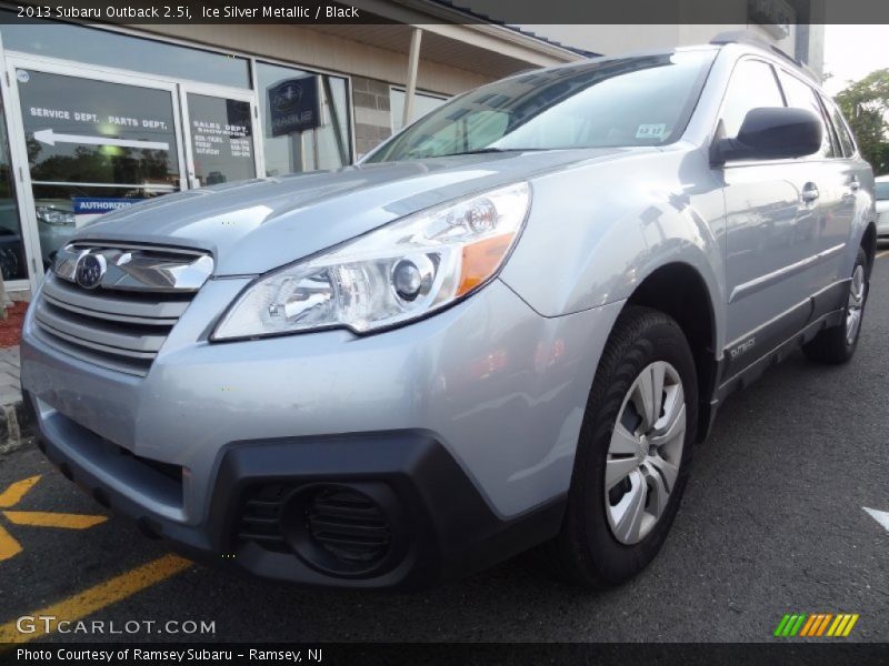 Ice Silver Metallic / Black 2013 Subaru Outback 2.5i