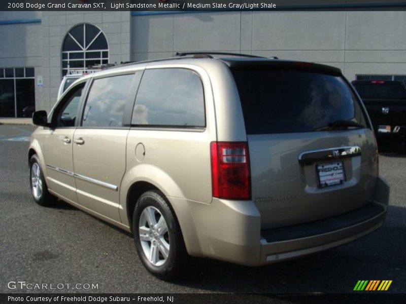 Light Sandstone Metallic / Medium Slate Gray/Light Shale 2008 Dodge Grand Caravan SXT